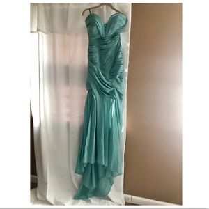 Turquoise prom dress